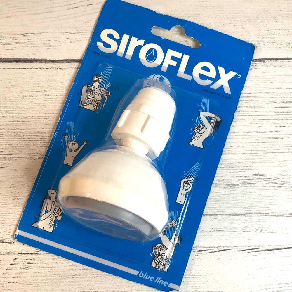 Siroflex White Shower Head Made In Italy